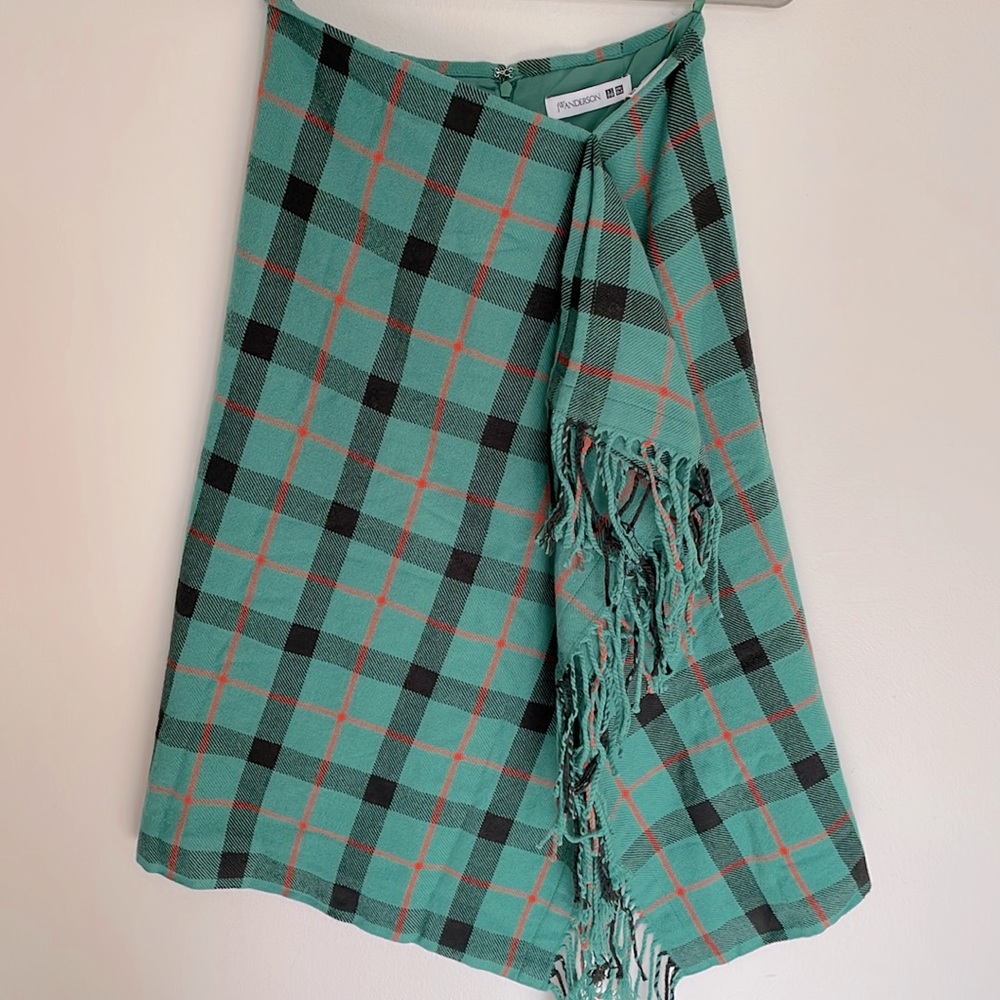 Winter plaid skirt